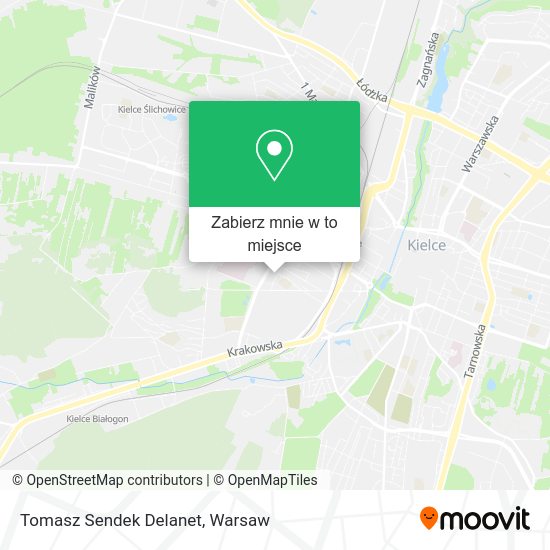 Mapa Tomasz Sendek Delanet