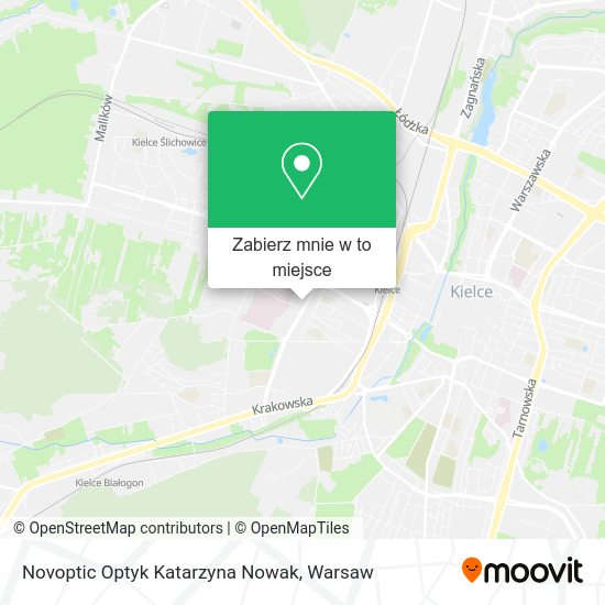 Mapa Novoptic Optyk Katarzyna Nowak