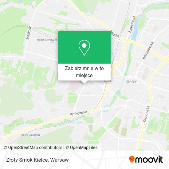 Mapa Złoty Smok Kielce