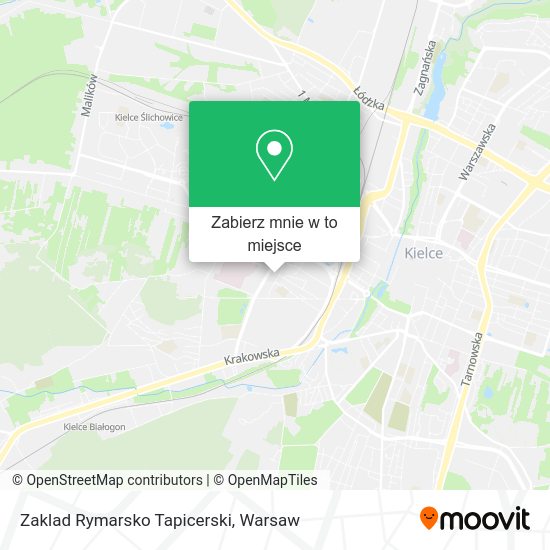 Mapa Zaklad Rymarsko Tapicerski