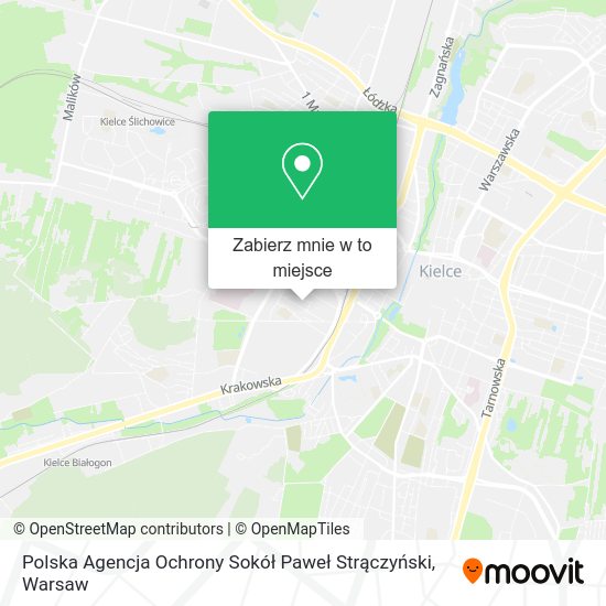 Mapa Polska Agencja Ochrony Sokół Paweł Strączyński