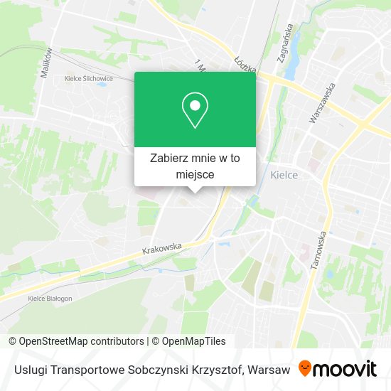 Mapa Uslugi Transportowe Sobczynski Krzysztof