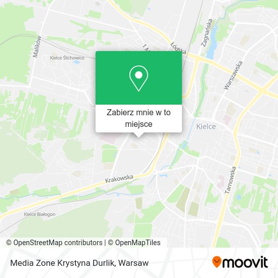 Mapa Media Zone Krystyna Durlik