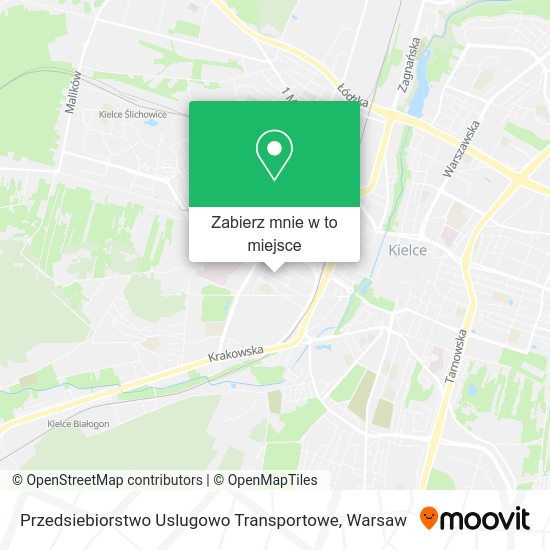 Mapa Przedsiebiorstwo Uslugowo Transportowe