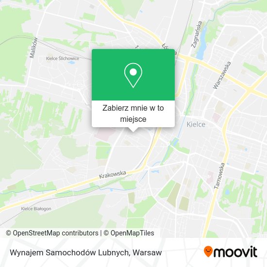 Mapa Wynajem Samochodów Lubnych