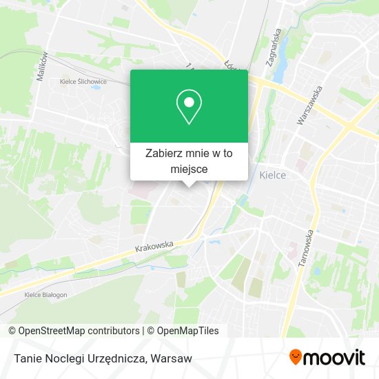 Mapa Tanie Noclegi Urzędnicza