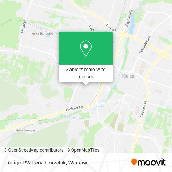 Mapa Reńgo PW Irena Gorzelak