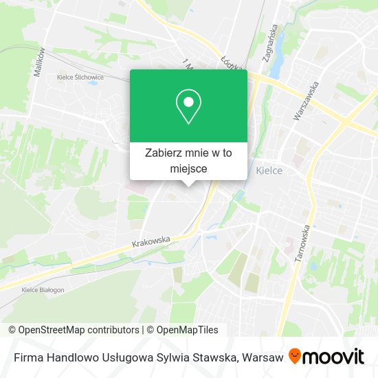 Mapa Firma Handlowo Usługowa Sylwia Stawska