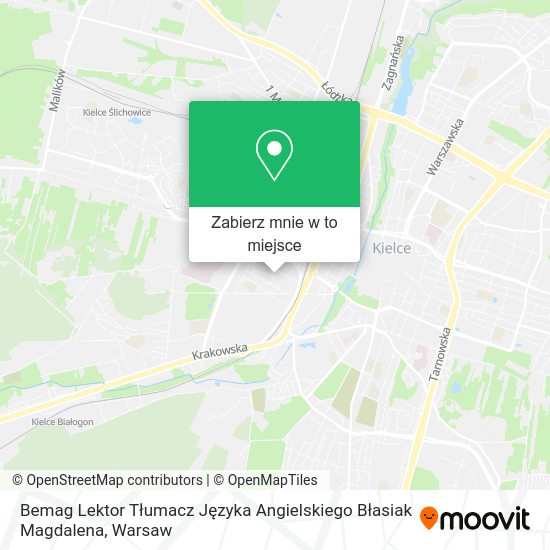 Mapa Bemag Lektor Tłumacz Języka Angielskiego Błasiak Magdalena