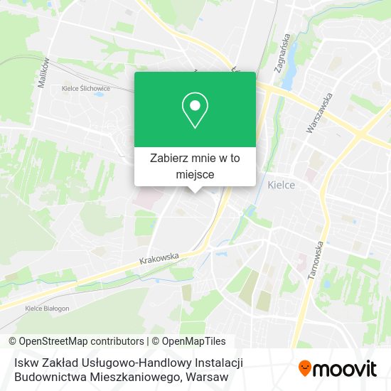 Mapa Iskw Zakład Usługowo-Handlowy Instalacji Budownictwa Mieszkaniowego