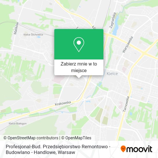 Mapa Profesjonal-Bud. Przedsiębiorstwo Remontowo - Budowlano - Handlowe