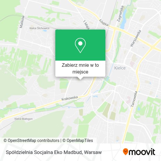 Mapa Spółdzielnia Socjalna Eko Madbud