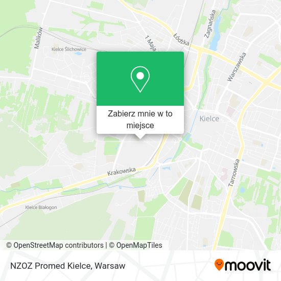 Mapa NZOZ Promed Kielce