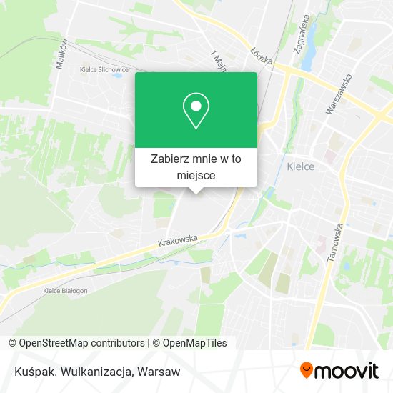 Mapa Kuśpak. Wulkanizacja