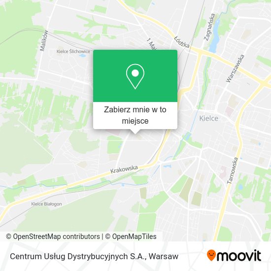 Mapa Centrum Usług Dystrybucyjnych S.A.