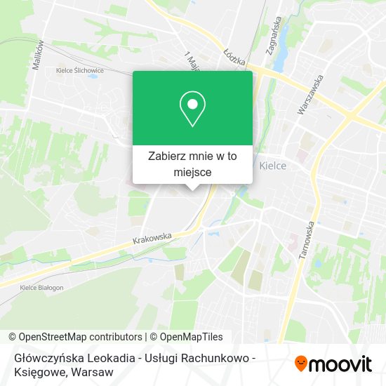 Mapa Główczyńska Leokadia - Usługi Rachunkowo - Księgowe