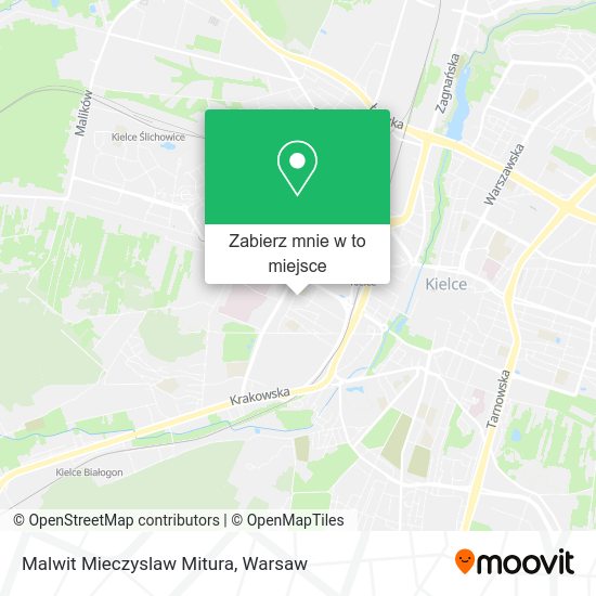 Mapa Malwit Mieczyslaw Mitura