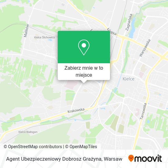 Mapa Agent Ubezpieczeniowy Dobrosz Grażyna