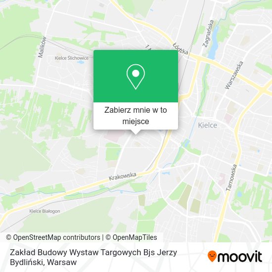 Mapa Zakład Budowy Wystaw Targowych Bjs Jerzy Bydliński