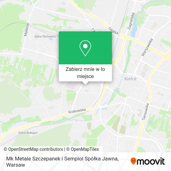 Mapa Mk Metale Szczepanek i Sempiol Spółka Jawna