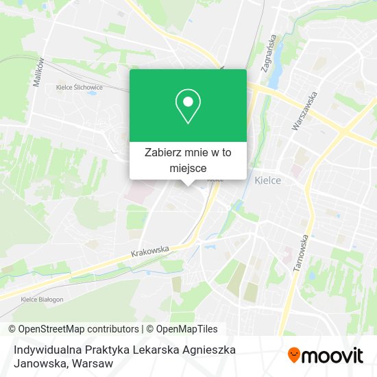 Mapa Indywidualna Praktyka Lekarska Agnieszka Janowska