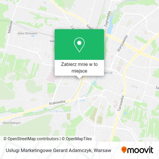 Mapa Usługi Marketingowe Gerard Adamczyk