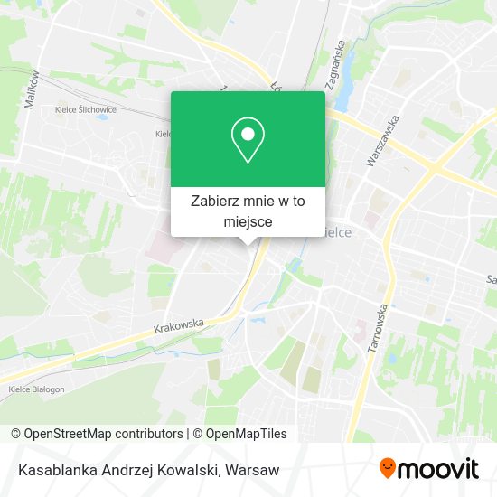 Mapa Kasablanka Andrzej Kowalski