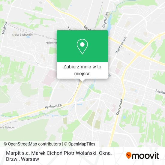 Mapa Marpit s.c. Marek Cichoń Piotr Wolański. Okna, Drzwi