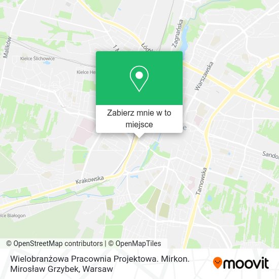 Mapa Wielobranżowa Pracownia Projektowa. Mirkon. Mirosław Grzybek