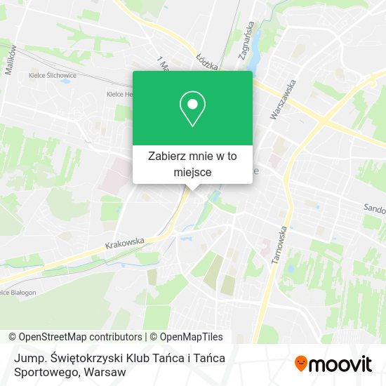 Mapa Jump. Świętokrzyski Klub Tańca i Tańca Sportowego