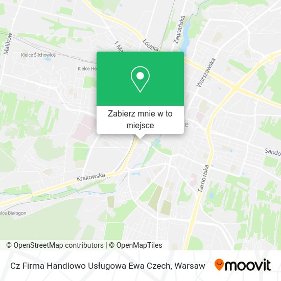 Mapa Cz Firma Handlowo Usługowa Ewa Czech