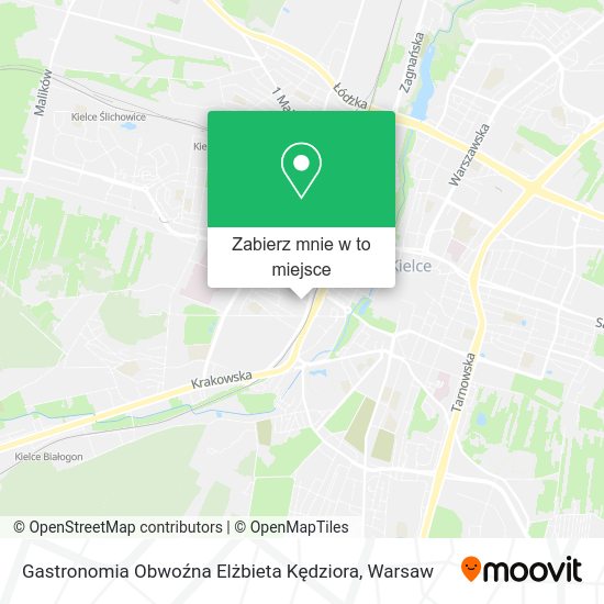 Mapa Gastronomia Obwoźna Elżbieta Kędziora