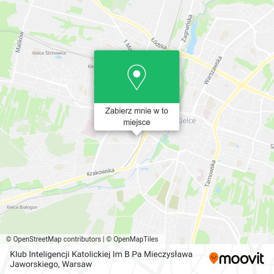 Mapa Klub Inteligencji Katolickiej Im B Pa Mieczysława Jaworskiego