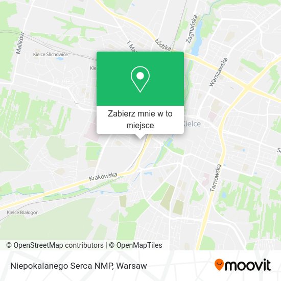 Mapa Niepokalanego Serca NMP