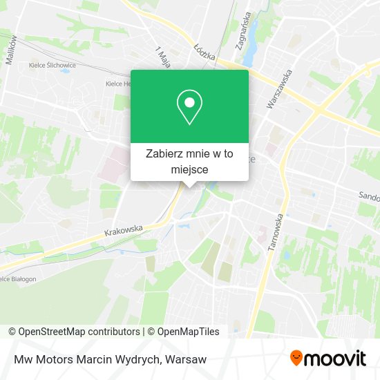 Mapa Mw Motors Marcin Wydrych