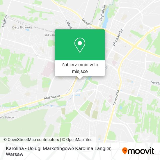 Mapa Karolina - Usługi Marketingowe Karolina Langier