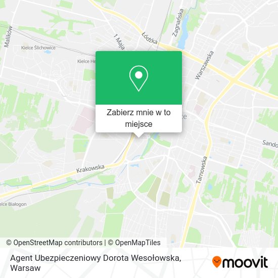 Mapa Agent Ubezpieczeniowy Dorota Wesołowska