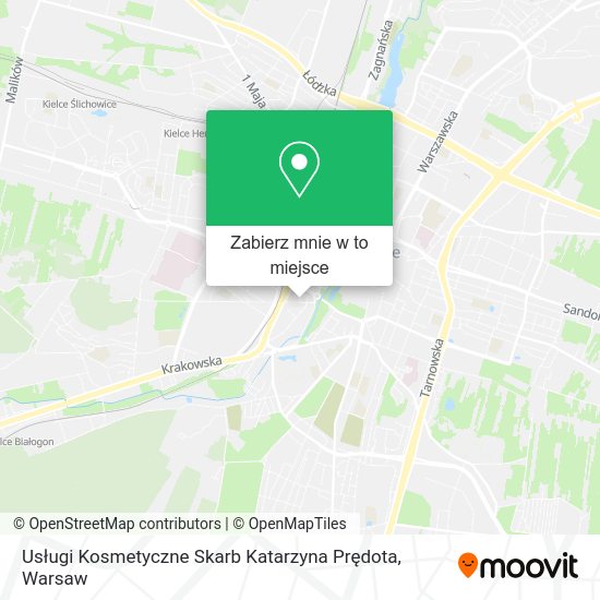 Mapa Usługi Kosmetyczne Skarb Katarzyna Prędota