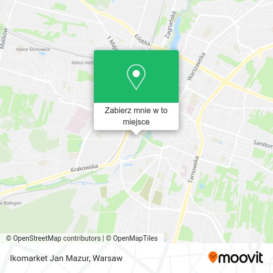 Mapa Ikomarket Jan Mazur