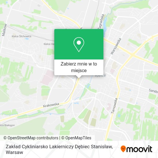 Mapa Zakład Cykliniarsko Lakierniczy Dębiec Stanisław