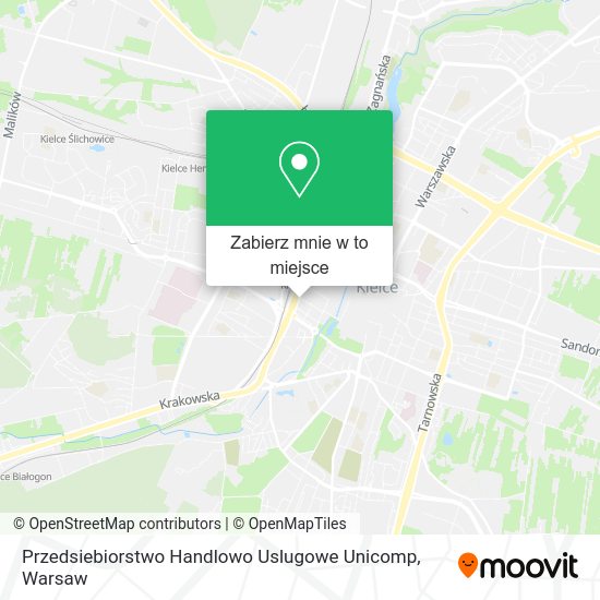 Mapa Przedsiebiorstwo Handlowo Uslugowe Unicomp