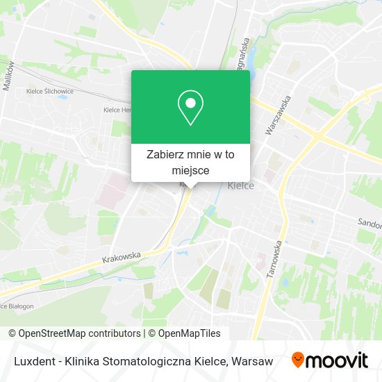 Mapa Luxdent - Klinika Stomatologiczna Kielce