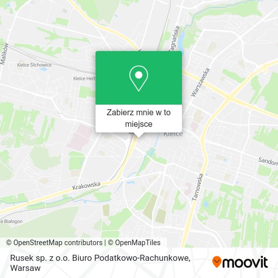 Mapa Rusek sp. z o.o. Biuro Podatkowo-Rachunkowe