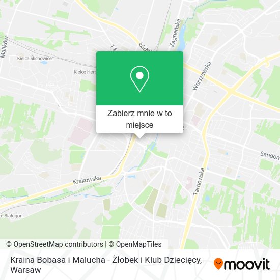 Mapa Kraina Bobasa i Malucha - Żłobek i Klub Dziecięcy