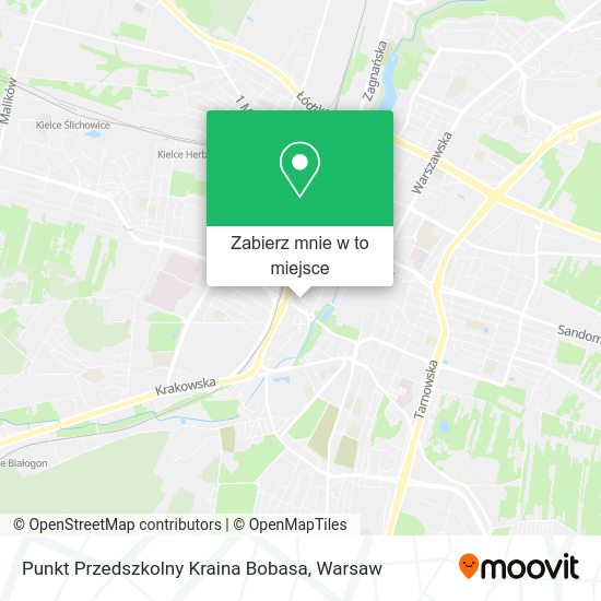 Mapa Punkt Przedszkolny Kraina Bobasa