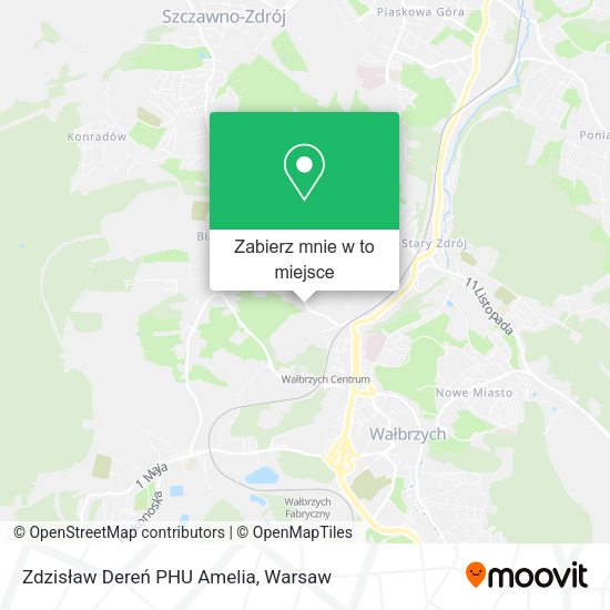 Mapa Zdzisław Dereń PHU Amelia