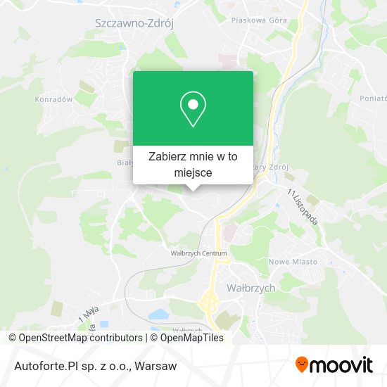 Mapa Autoforte.Pl sp. z o.o.