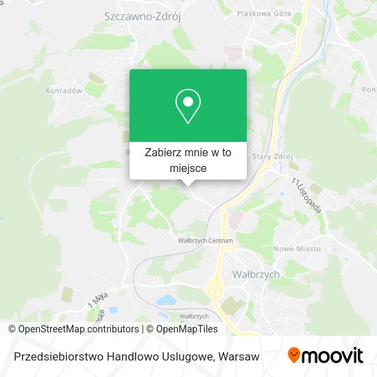 Mapa Przedsiebiorstwo Handlowo Uslugowe