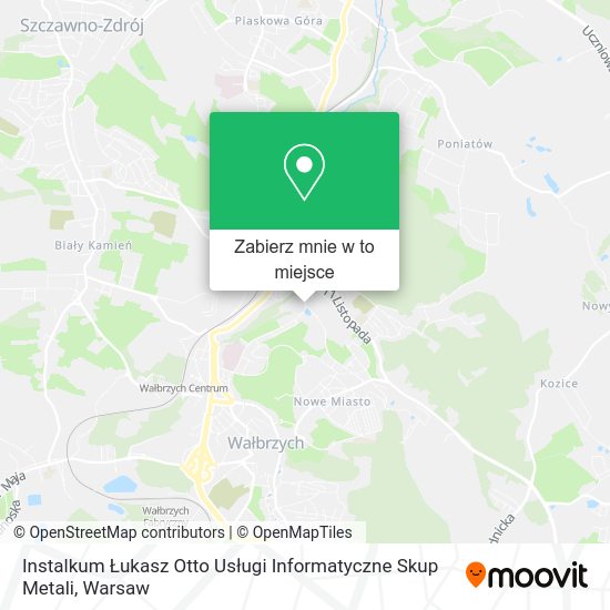 Mapa Instalkum Łukasz Otto Usługi Informatyczne Skup Metali