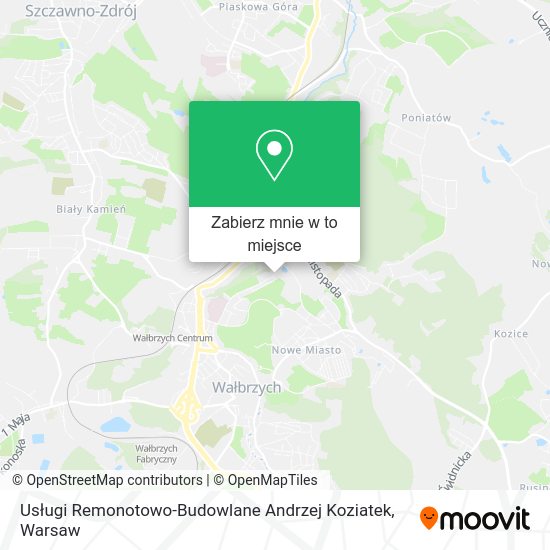 Mapa Usługi Remonotowo-Budowlane Andrzej Koziatek